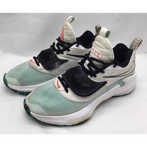 Nike Zoom Freak 3 White Black Green Basketball Mens Size 8.5